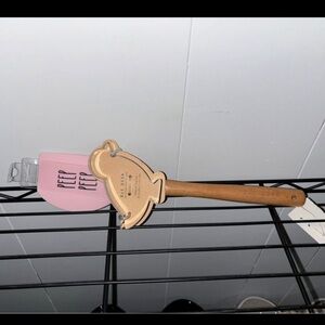 Rae Dunn Pink Peep Peep Spatula with cookie cutter